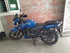 TVS Apache RTR 150 Matt Blue